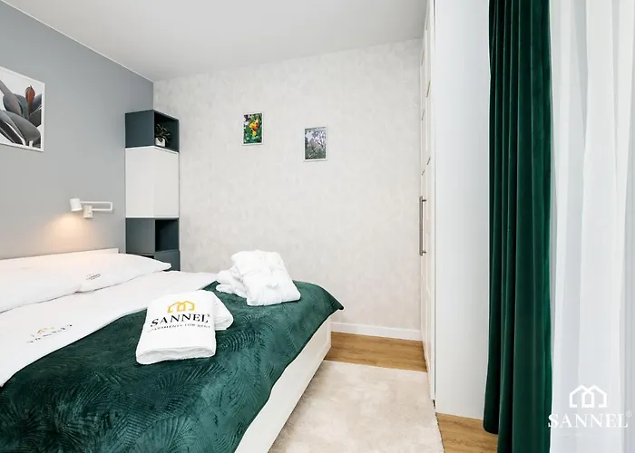 Forest Bay Z Basenem Krytym Calorocznym-pobierowo Baltic Apartments- Sannel For Rent * 포비에로보