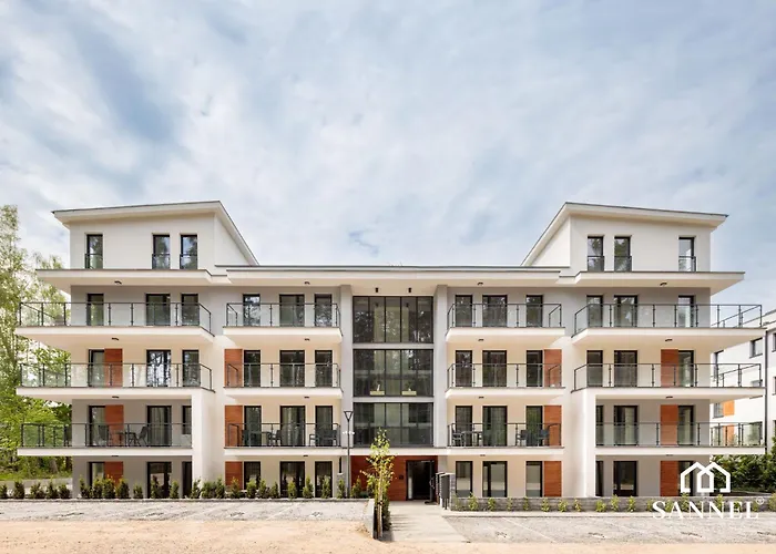 Forest Bay Z Basenem Krytym Calorocznym-pobierowo Baltic Apartments- Sannel For Rent 포비에로보