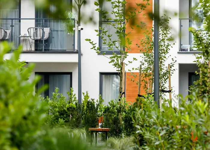 Forest Bay Z Basenem Krytym Calorocznym-pobierowo Baltic Apartments- Sannel For Rent 아파트 포비에로보